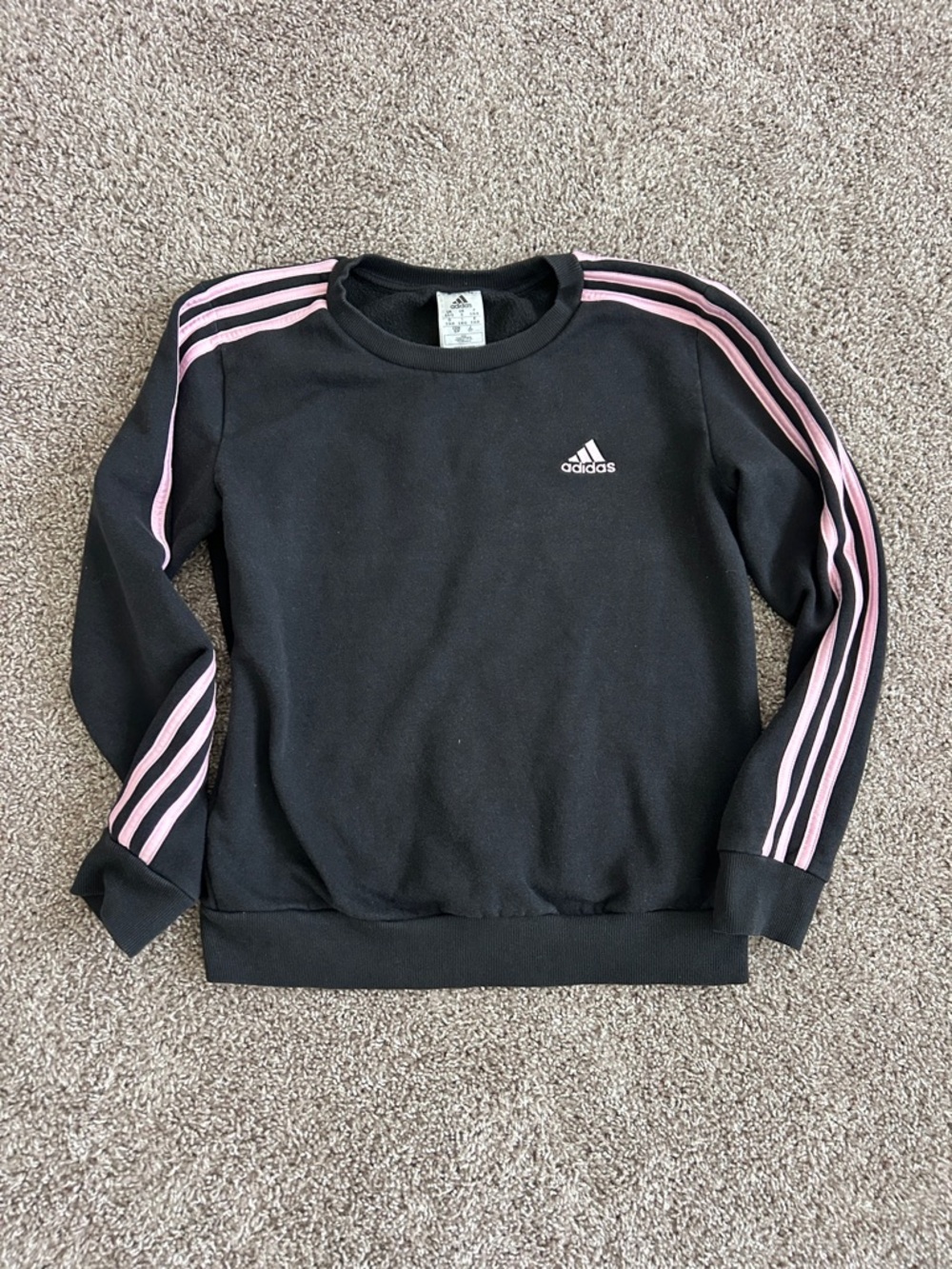 Adidas Black Pink Sweatshirt